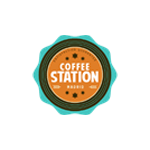 Logotipo de coffee station