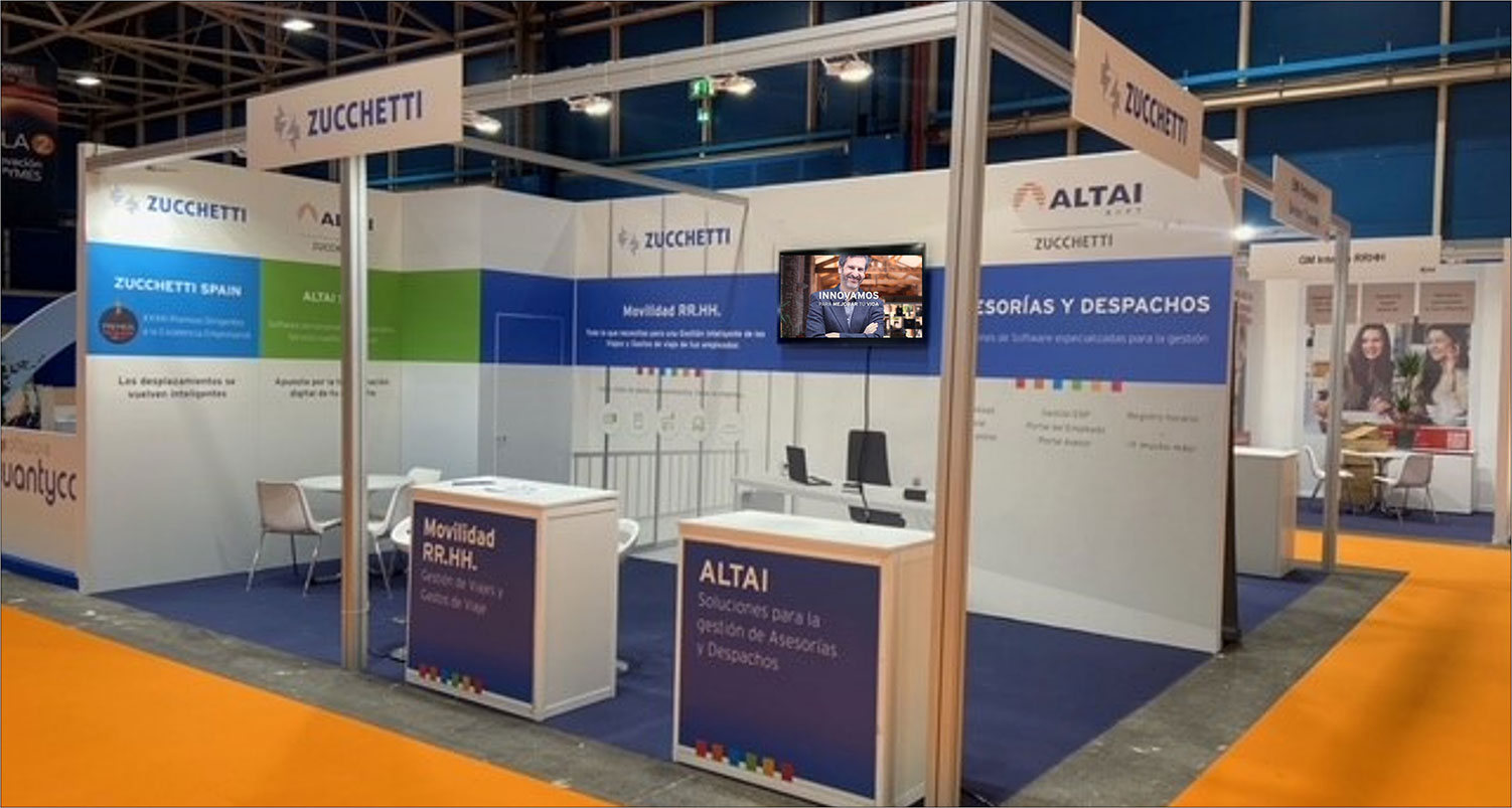 Stand de Zucchetti Spain en Accountex España 2022